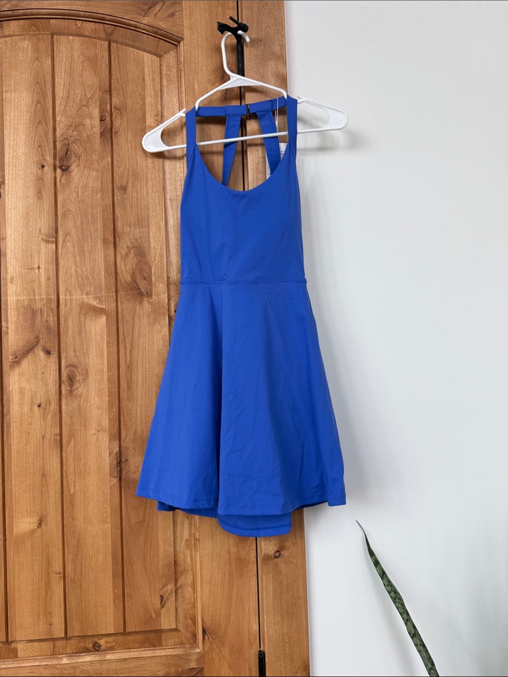 BCBGeneration Royal Blue Fit & Flare Tank Dress